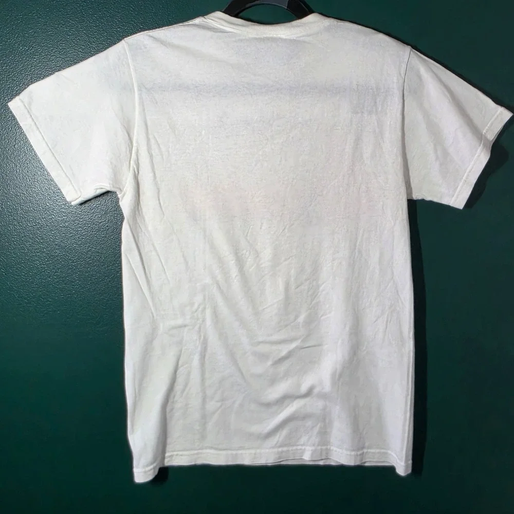 Fruit of the Loom Thieves and Assassins Graphic T-Shirt White Red Mens Small